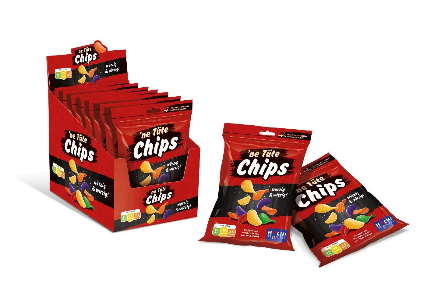 Bild: 3558380113867 | ne Tüte Chips | Matthieu Aubert (u. a.) | Spiel | In Spielekarton
