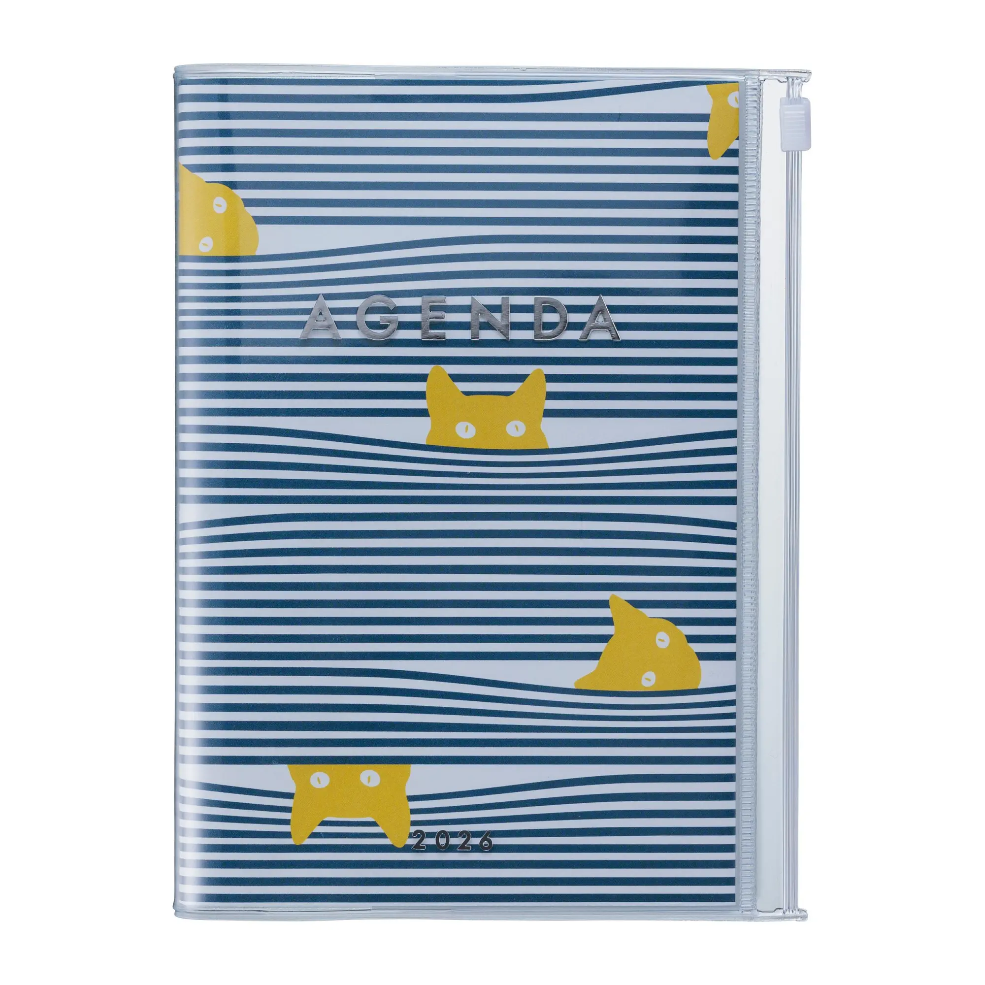Cover: 4550045143867 | MARK'S 2025/26 Taschenkalender, A6 Cats // Navy | MARK'S Inc. | Buch