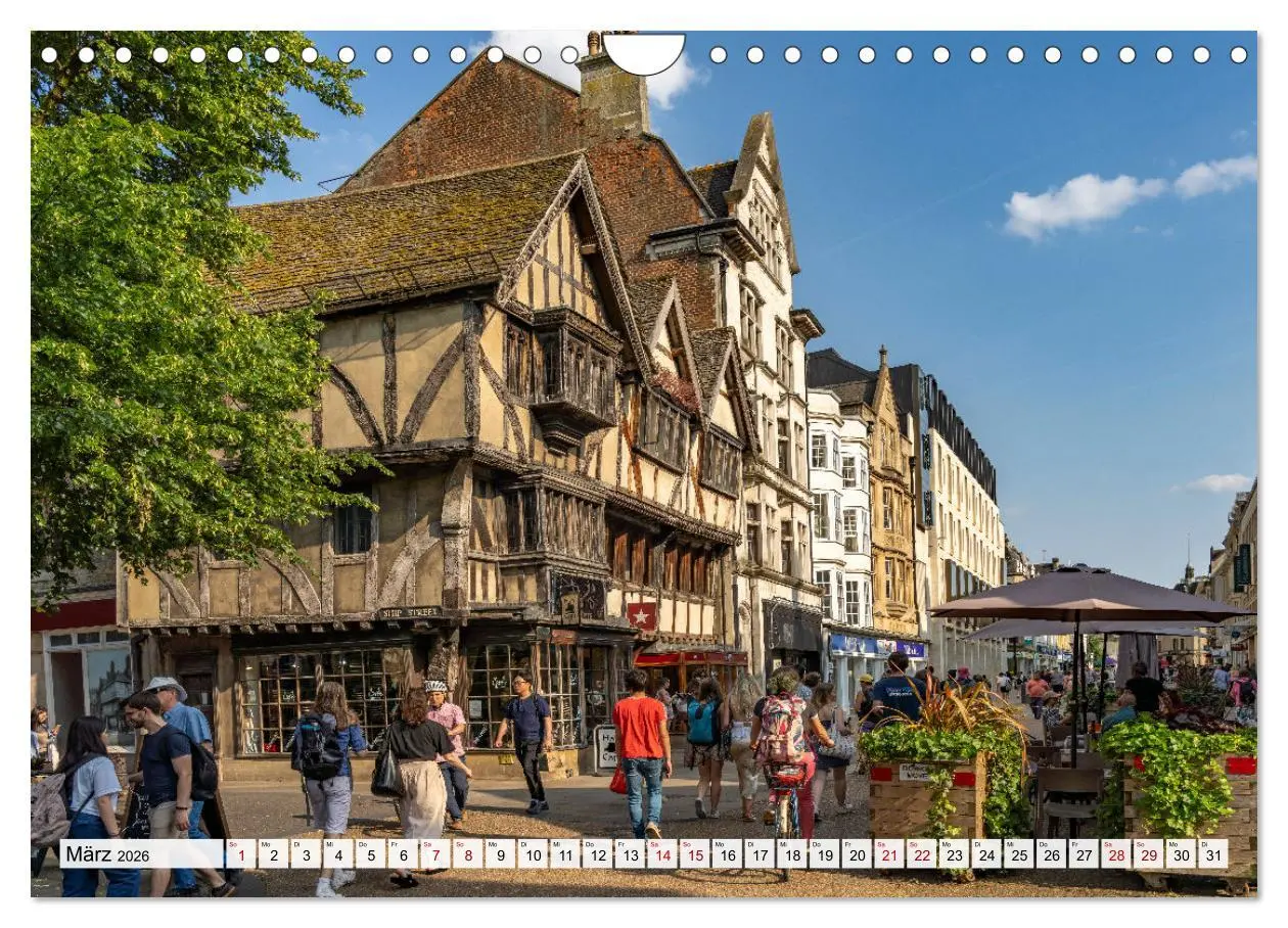 Bild: 9783457363867 | England - Oxford (Wandkalender 2026 DIN A4 quer), CALVENDO...