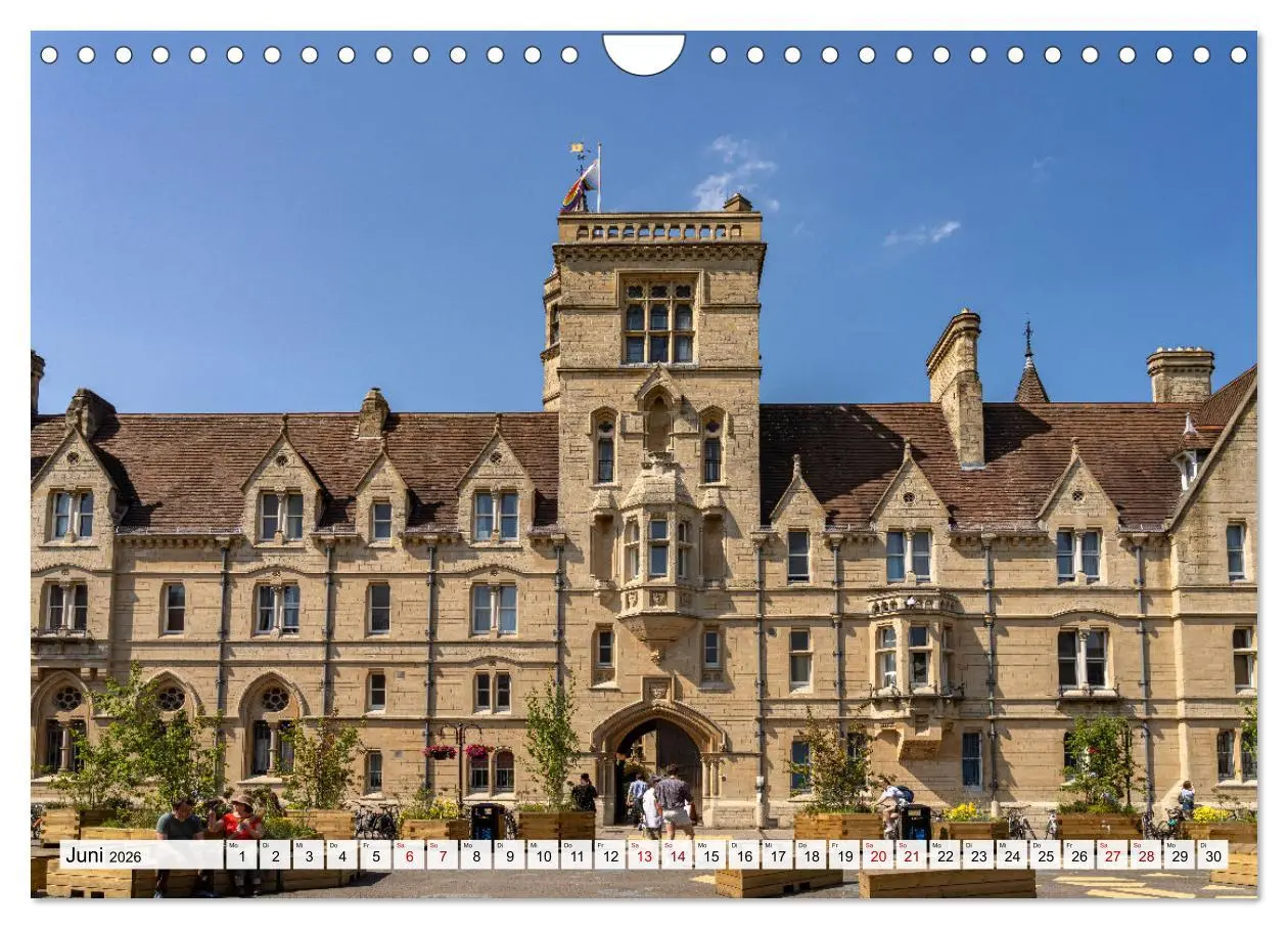 Bild: 9783457363867 | England - Oxford (Wandkalender 2026 DIN A4 quer), CALVENDO...