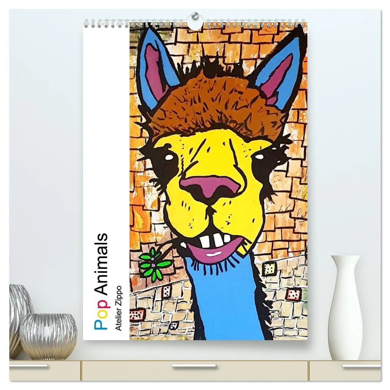 Cover: 9783516693867 | Pop Art Animals - Atelier Zippo (hochwertiger Premium Wandkalender...