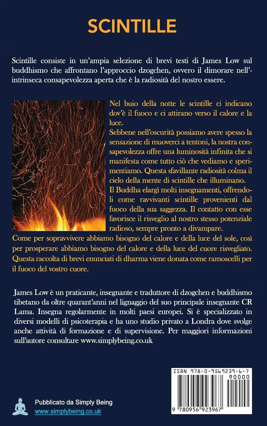 Rückseite: 9780956923967 | Scintille | James Low | Buch | Italienisch | 2019 | Simply Being