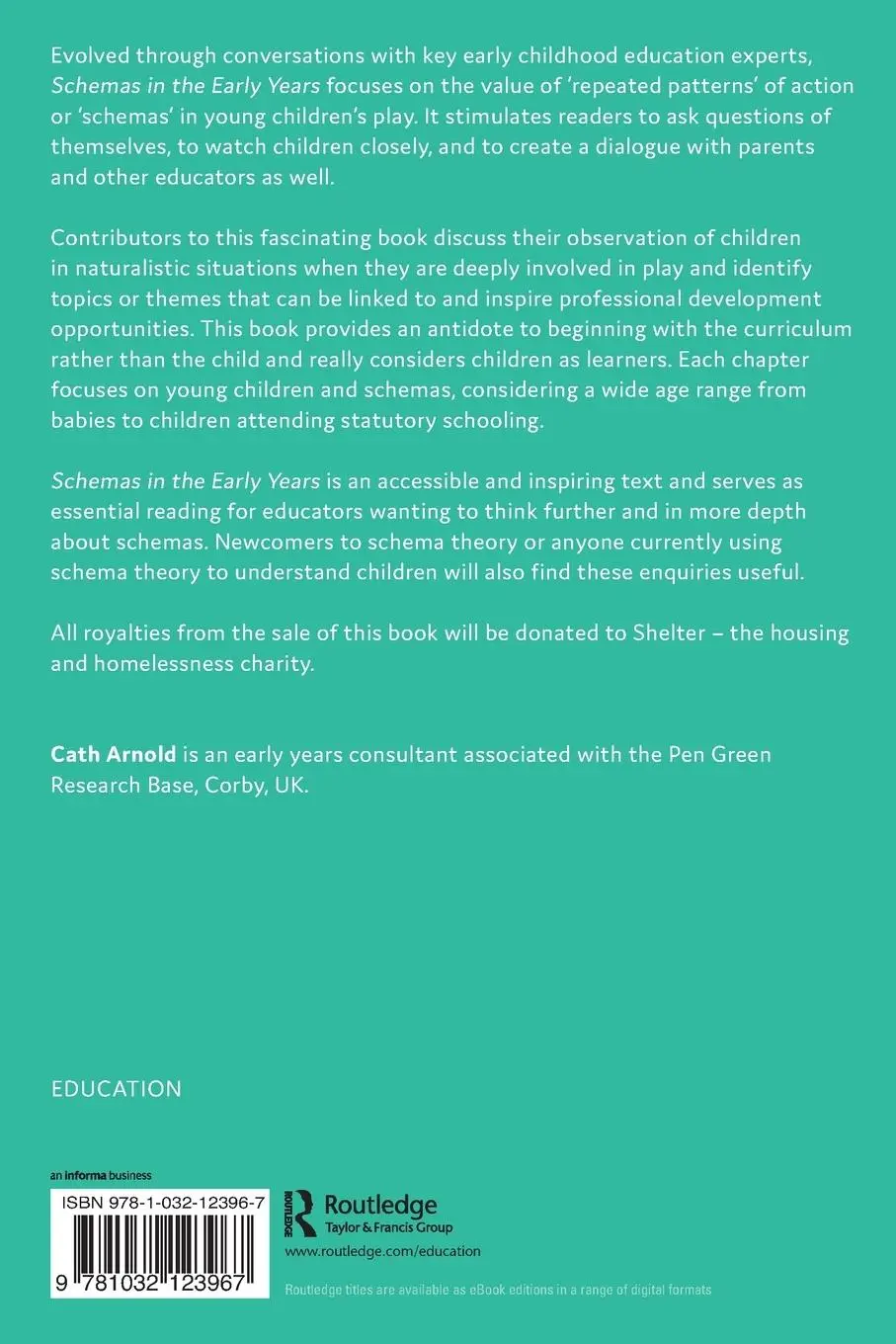 Rückseite: 9781032123967 | Schemas in the Early Years | Cath Arnold | Taschenbuch | Englisch