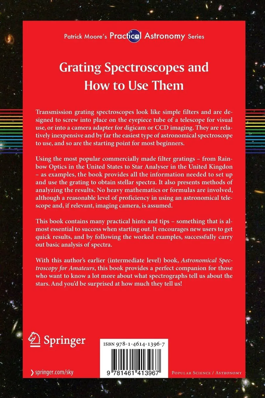 Rückseite: 9781461413967 | Grating Spectroscopes and How to Use Them | Ken M. Harrison | Buch