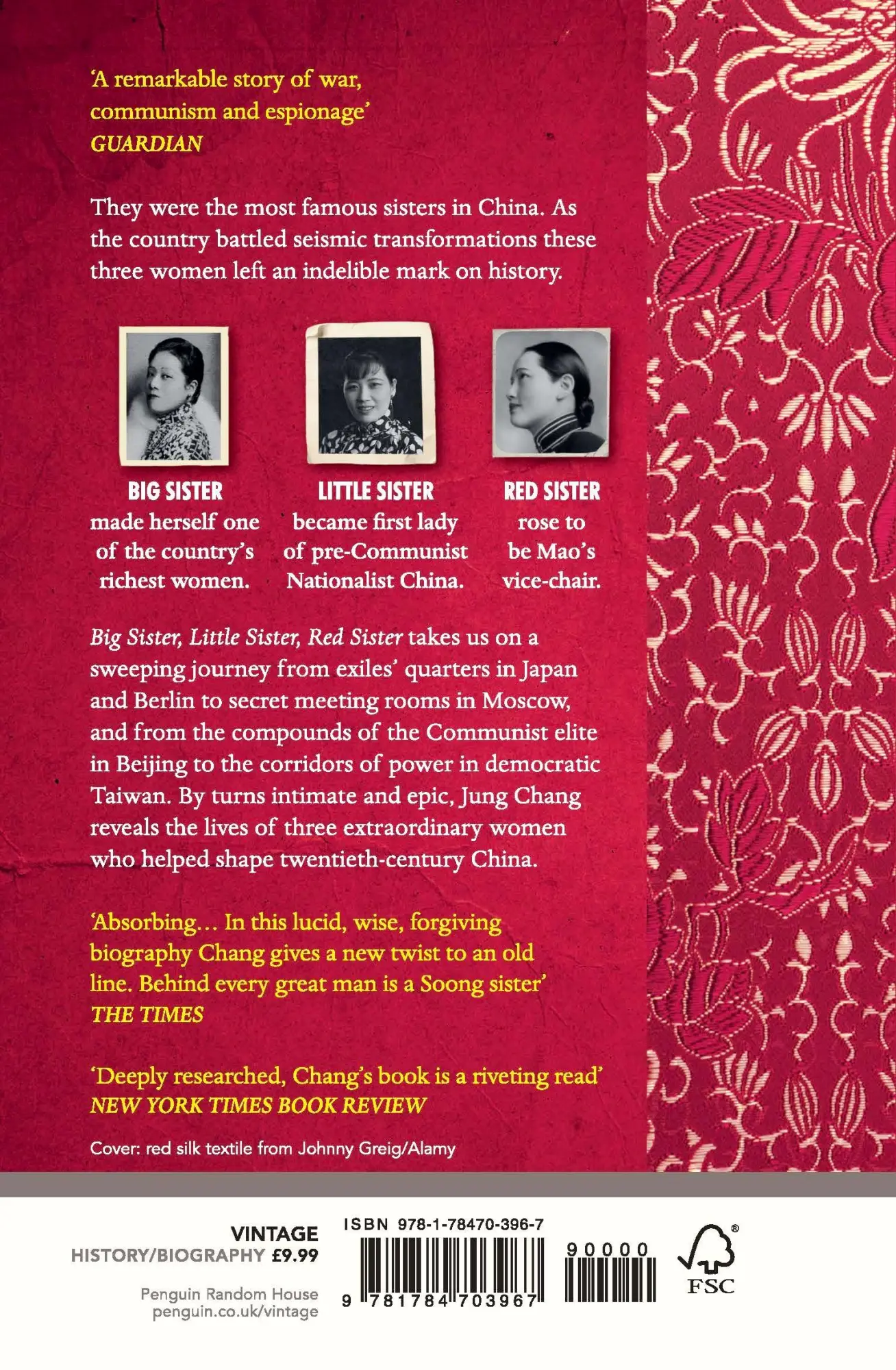 Rückseite: 9781784703967 | Big Sister, Little Sister, Red Sister | Jung Chang | Taschenbuch | XX