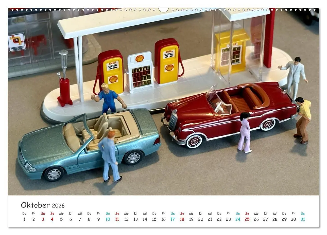 Bild: 9783457353967 | Autos auf der Modellbahn (hochwertiger Premium Wandkalender 2026...