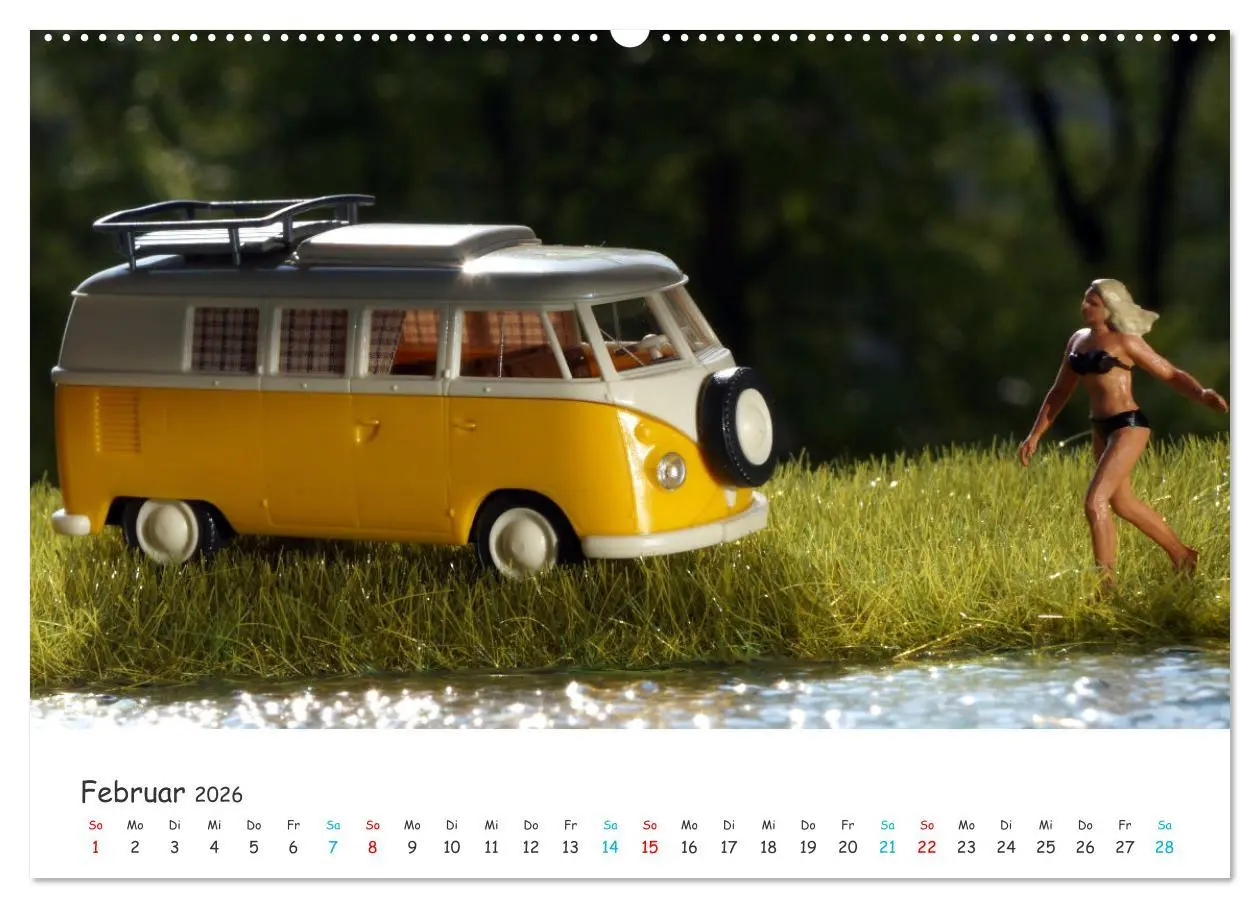Bild: 9783457353967 | Autos auf der Modellbahn (hochwertiger Premium Wandkalender 2026...