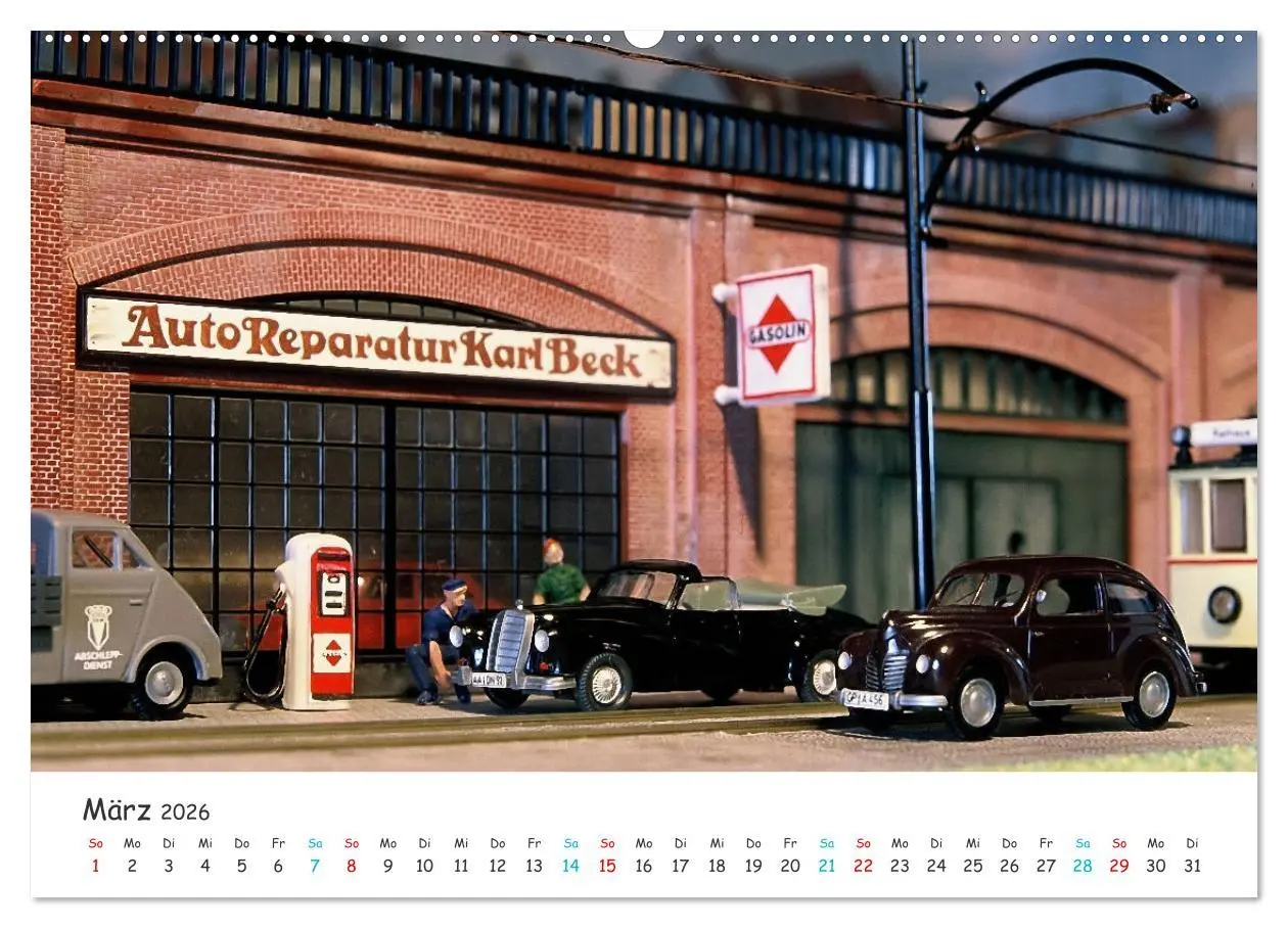 Bild: 9783457353967 | Autos auf der Modellbahn (hochwertiger Premium Wandkalender 2026...