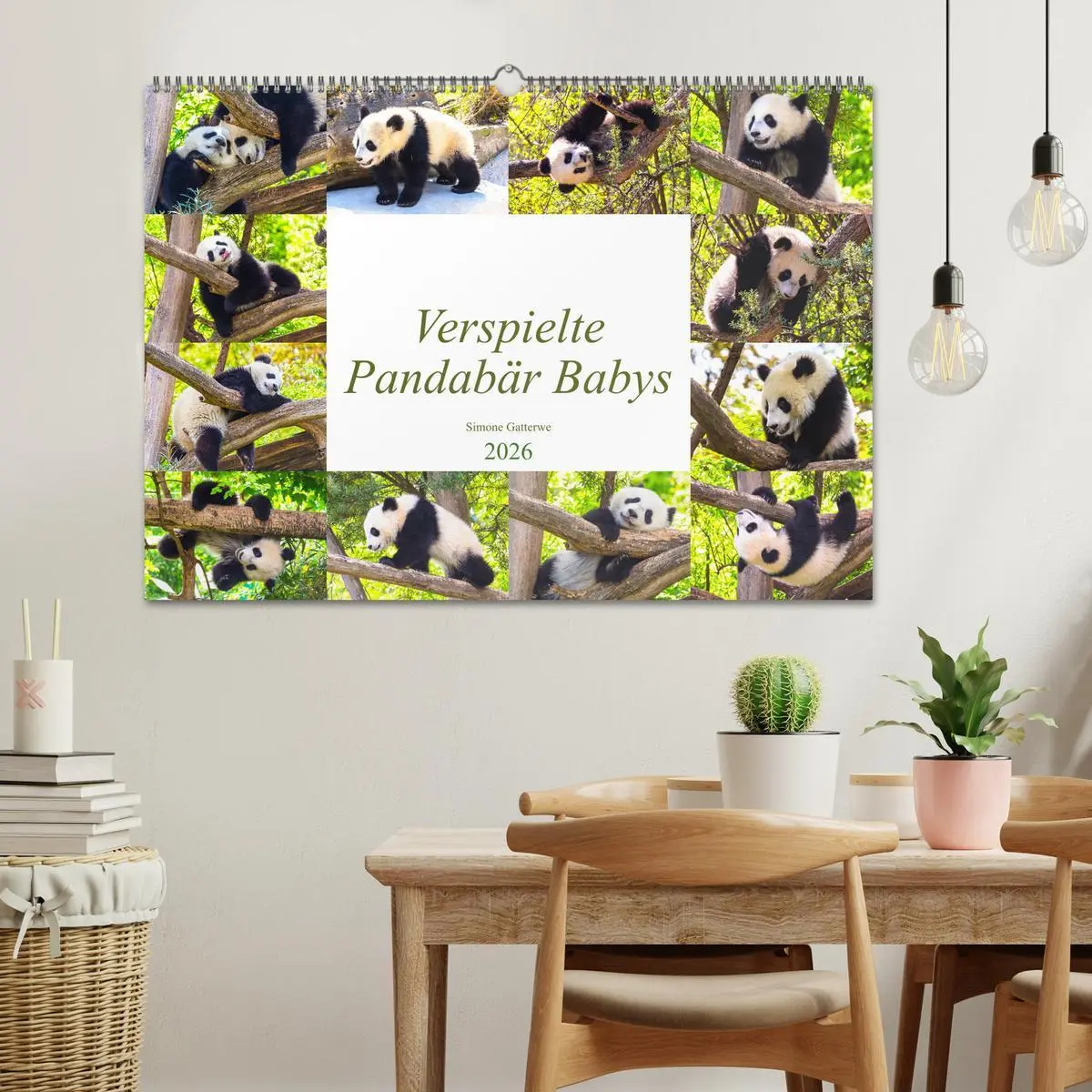 Bild: 9783457803967 | Pandabär Babys (Wandkalender 2026 DIN A2 quer), CALVENDO...