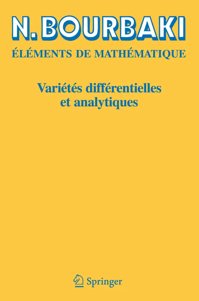 Cover: 9783540343967 | Variétés différentielles et analytiques | Fascicule de résultats