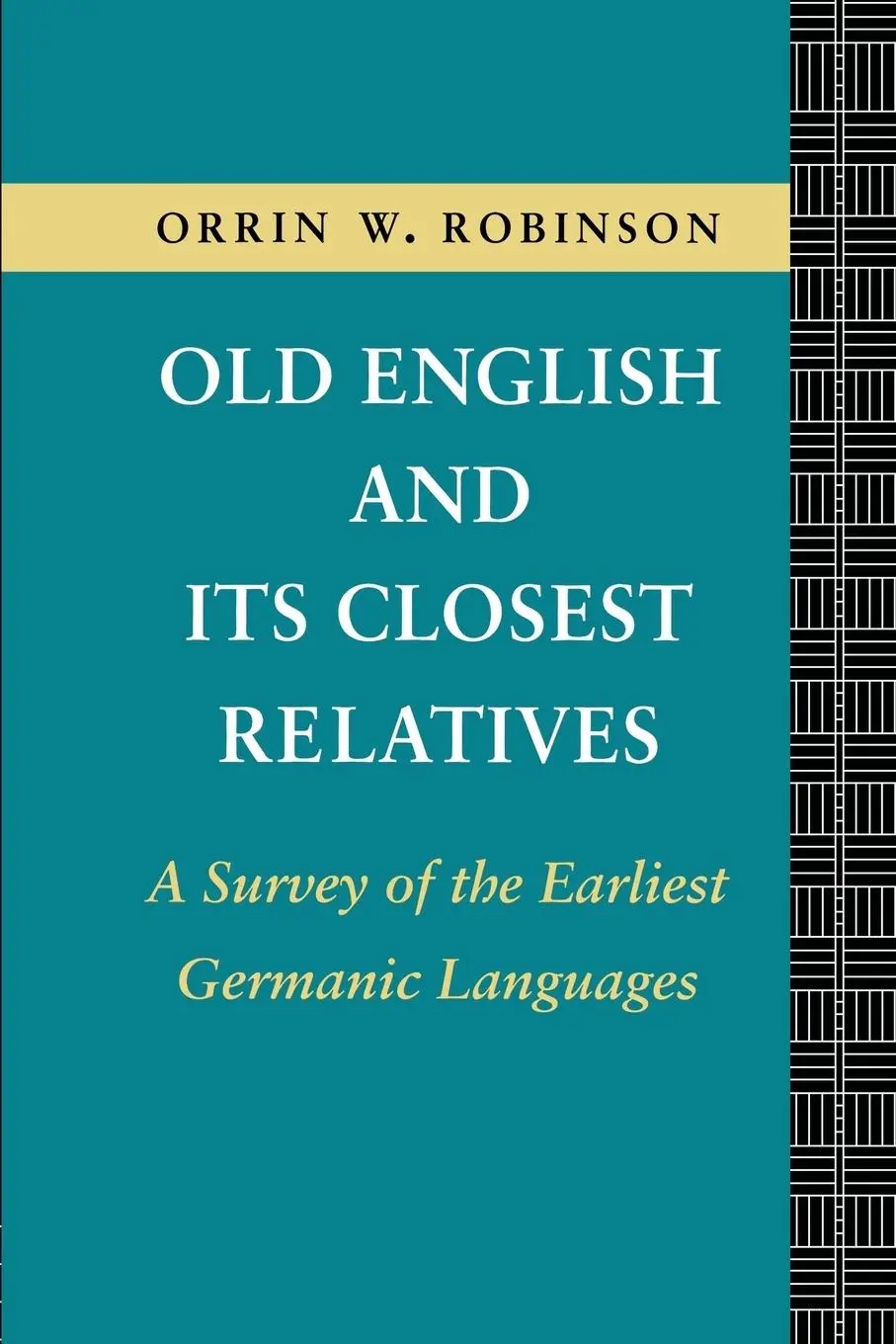 Cover: 9780415104067 | Old English and its Closest Relatives | Orrin W. Robinson | Buch