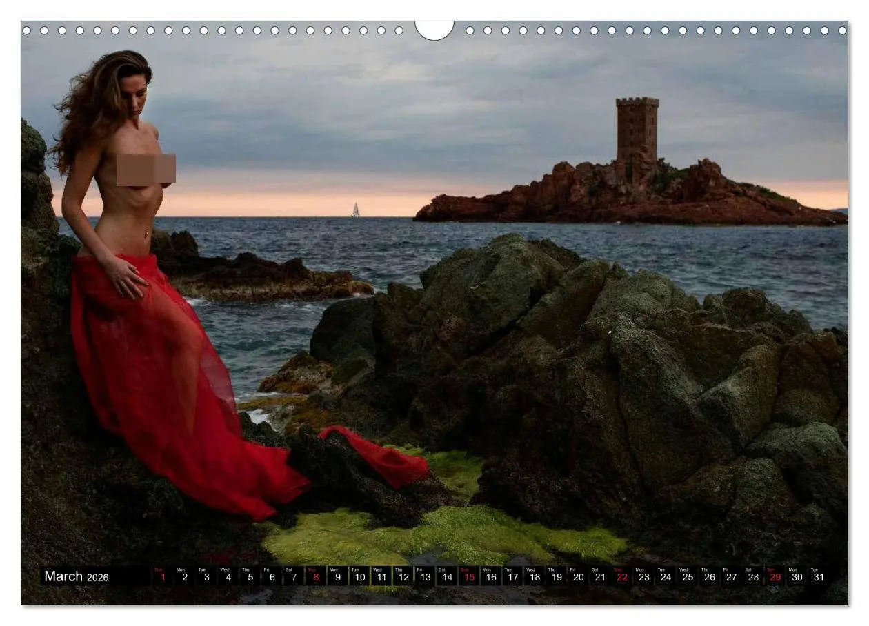 Bild: 9783516574067 | Cote d'Azur Landscapes and Nudes (Wall Calendar 2026 DIN A3...