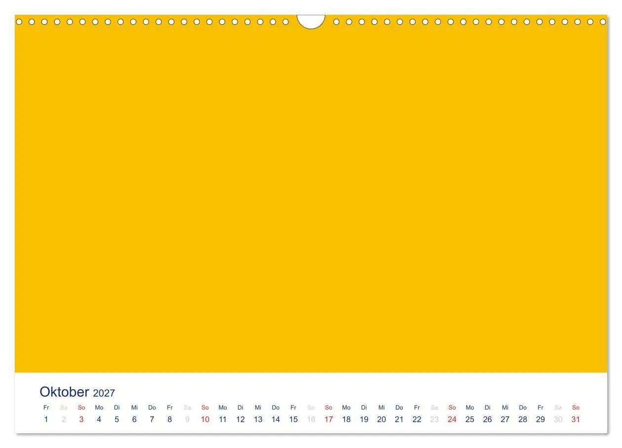 Bild: 9783594004067 | Farbiger Bastelkalender (Wandkalender 2027 DIN A3 quer), CALVENDO...