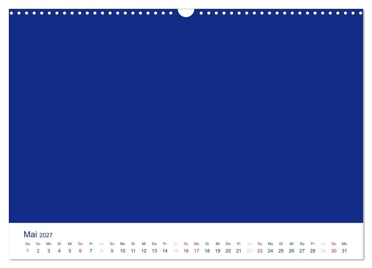 Bild: 9783594004067 | Farbiger Bastelkalender (Wandkalender 2027 DIN A3 quer), CALVENDO...