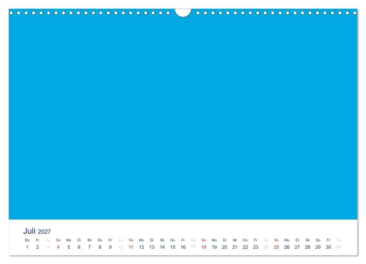 Bild: 9783594004067 | Farbiger Bastelkalender (Wandkalender 2027 DIN A3 quer), CALVENDO...