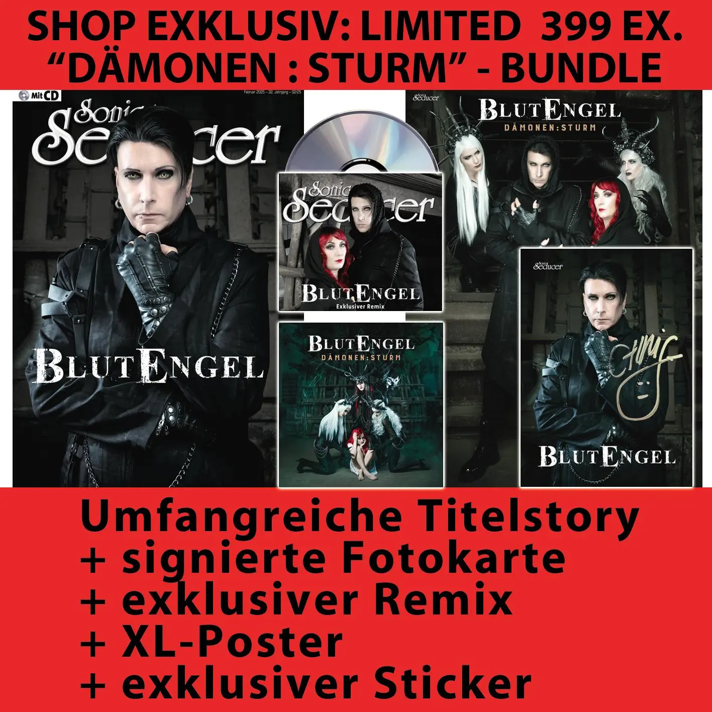 Cover: 9783958974067 | Blutengel - DÄMONEN : STURM - Bundle 02-2025 | Taschenbuch | Deutsch