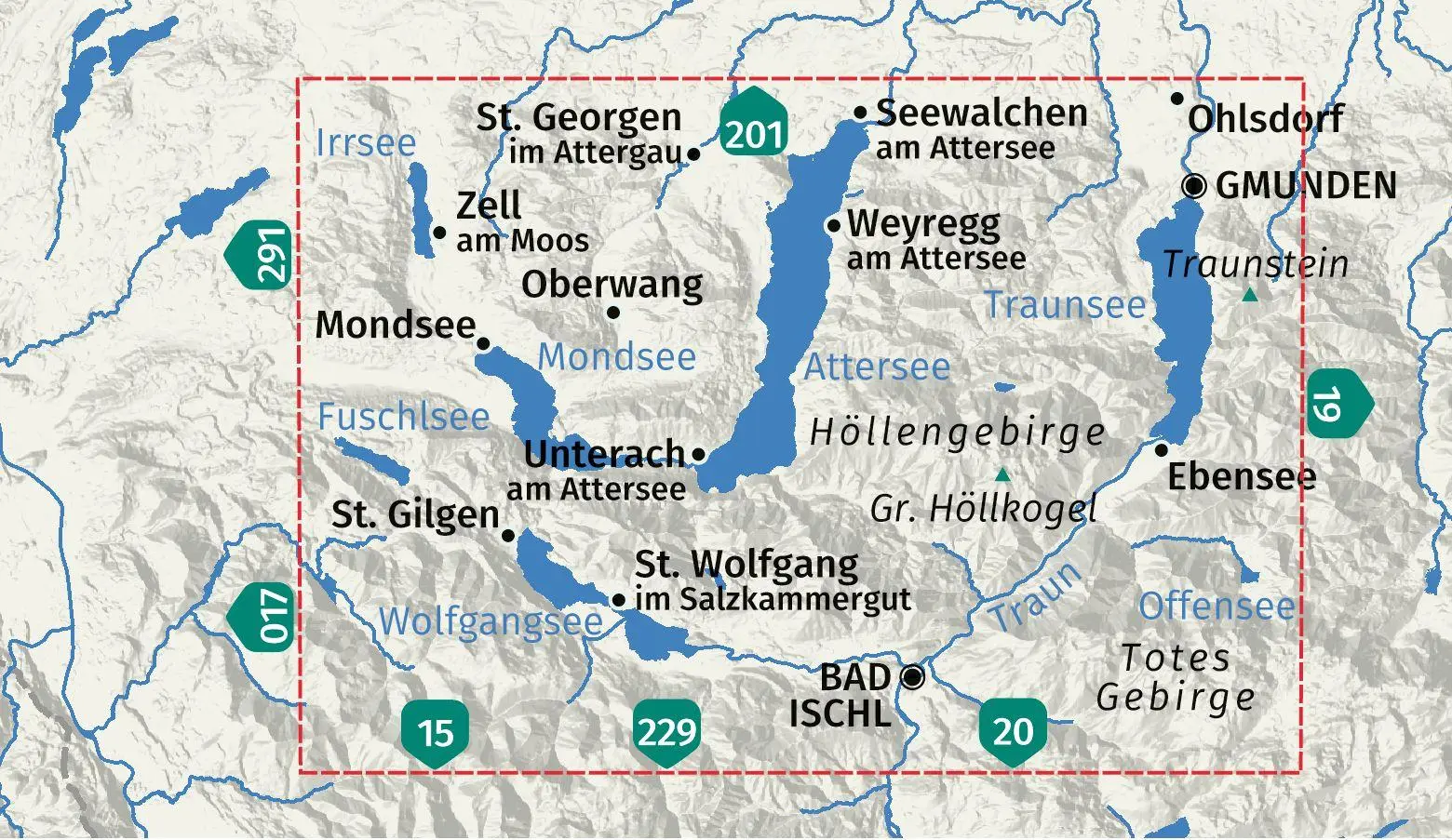 Bild: 9783991544067 | KOMPASS Wanderkarte 18 Nördliches Salzkammergut, Wolfgangsee,...