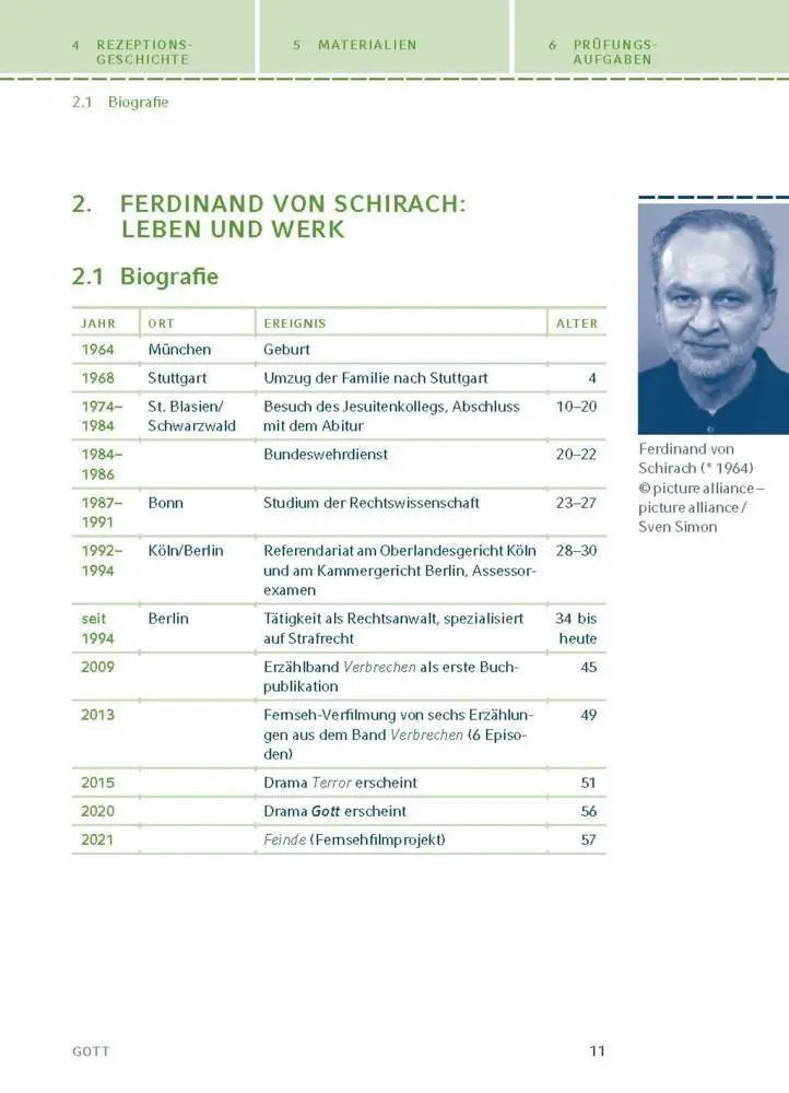 Bild: 9783129304167 | Gott von Ferdinand von Schirach. | Ferdinand von Schirach | Buch