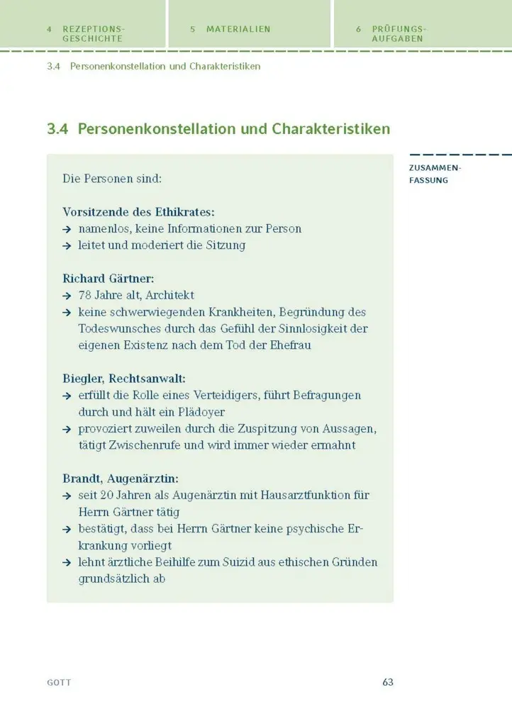 Bild: 9783129304167 | Gott von Ferdinand von Schirach | Textanalyse und Interpretation