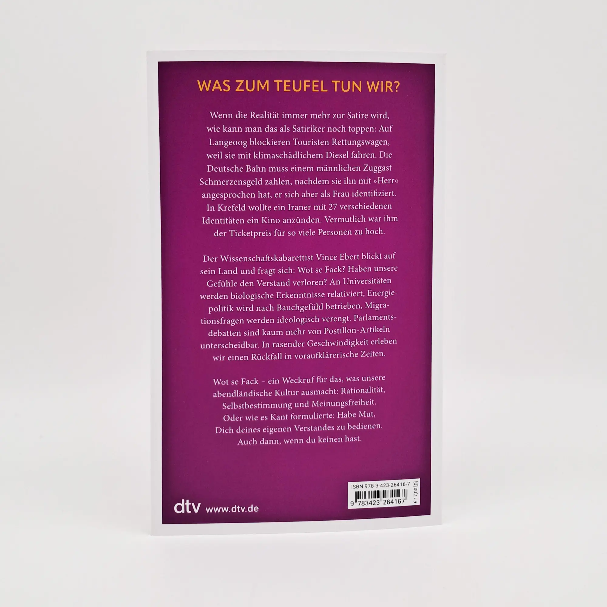Bild: 9783423264167 | Wot Se Fack, Deutschland? | Vince Ebert | Taschenbuch | 304 S. | 2025