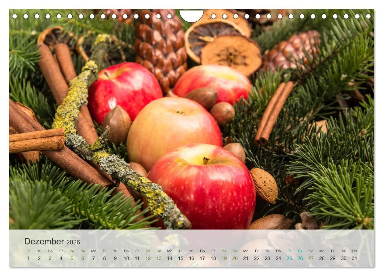 Bild: 9783457304167 | ApfelZEIT - Natürlich köstlich (Wandkalender 2026 DIN A4 quer),...