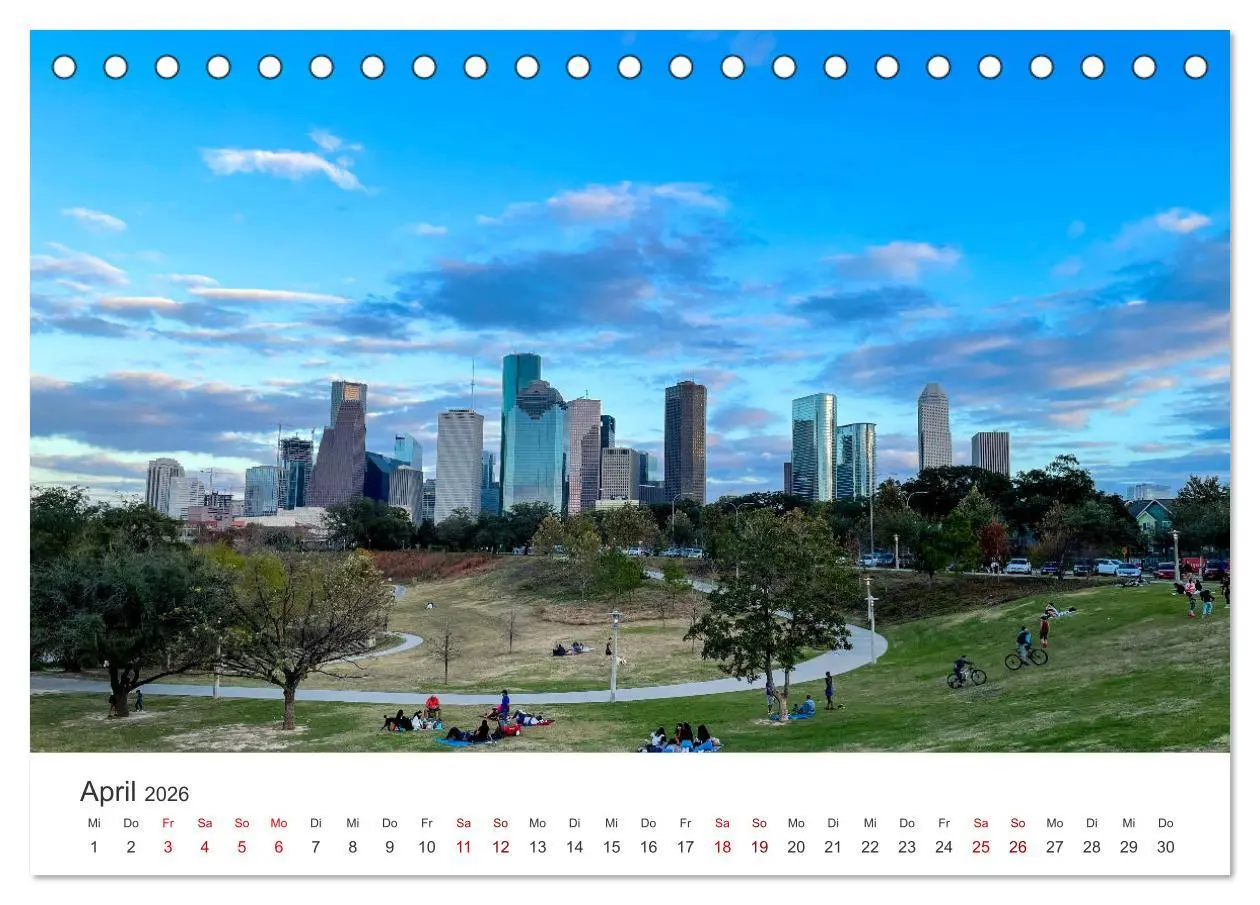 Bild: 9783457614167 | Houston - Space City (Tischkalender 2026 DIN A5 quer), CALVENDO...