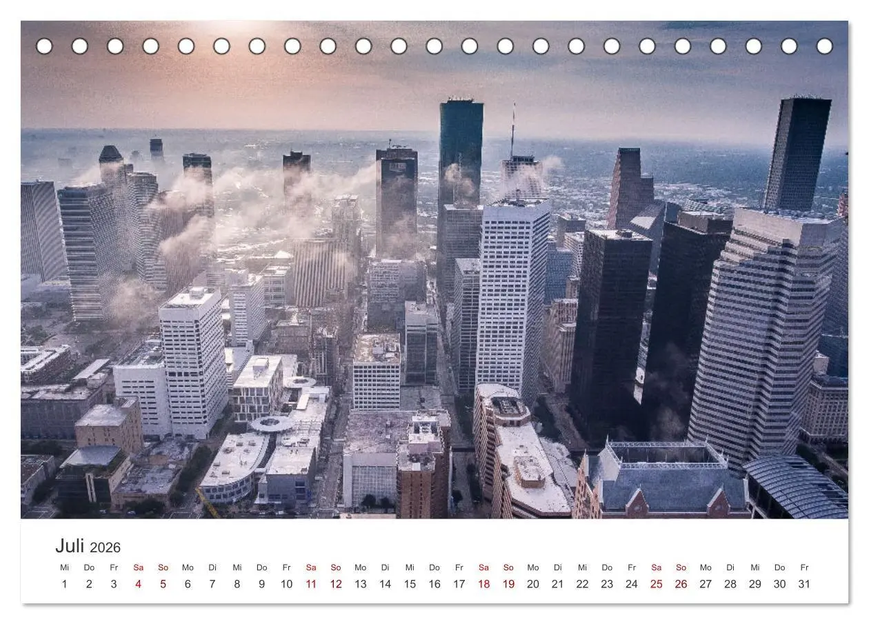 Bild: 9783457614167 | Houston - Space City (Tischkalender 2026 DIN A5 quer), CALVENDO...