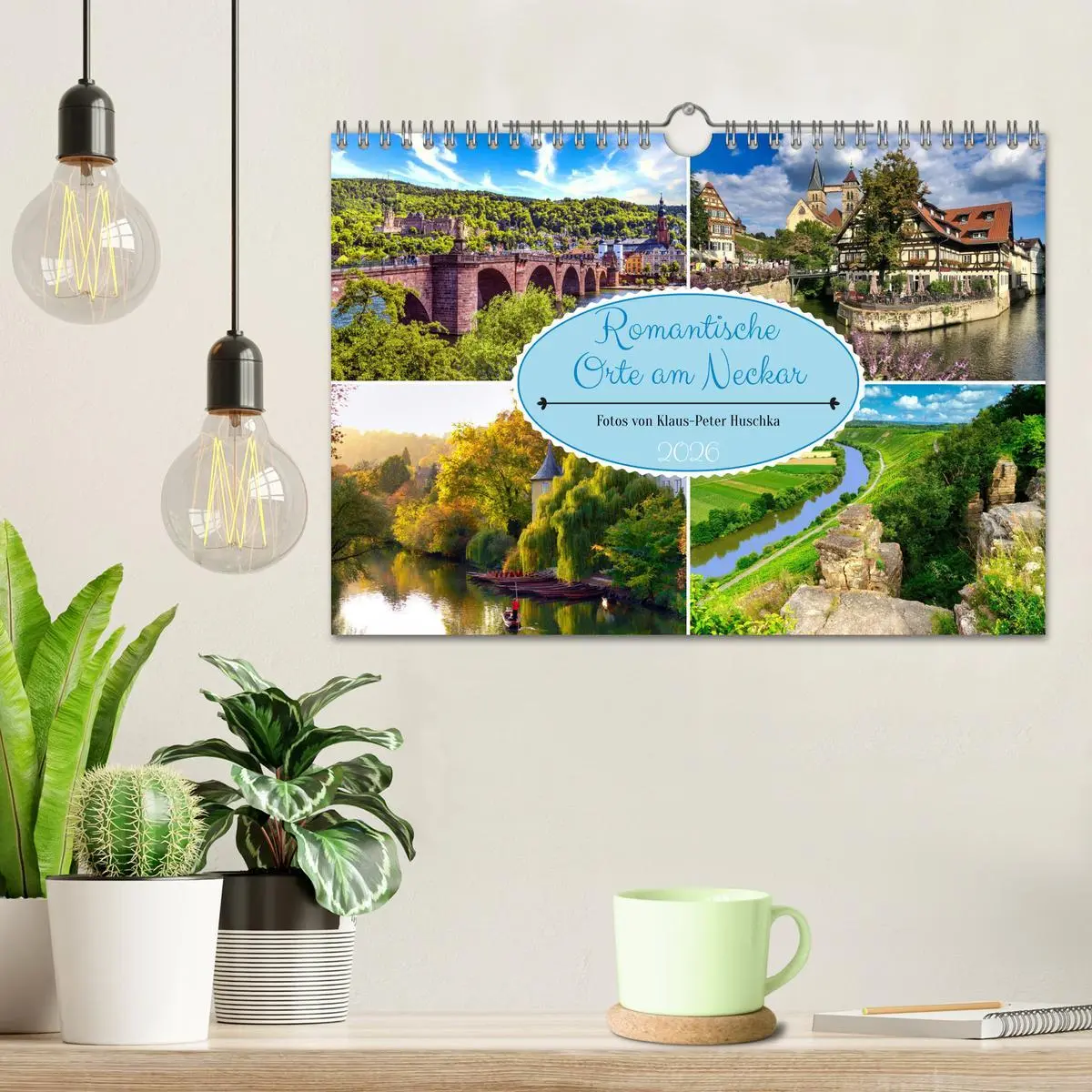 Bild: 9783457534267 | Romantische Orte am Neckar (Wandkalender 2026 DIN A4 quer),...