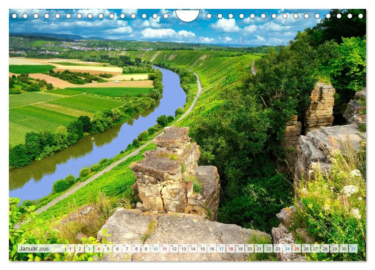 Bild: 9783457534267 | Romantische Orte am Neckar (Wandkalender 2026 DIN A4 quer),...