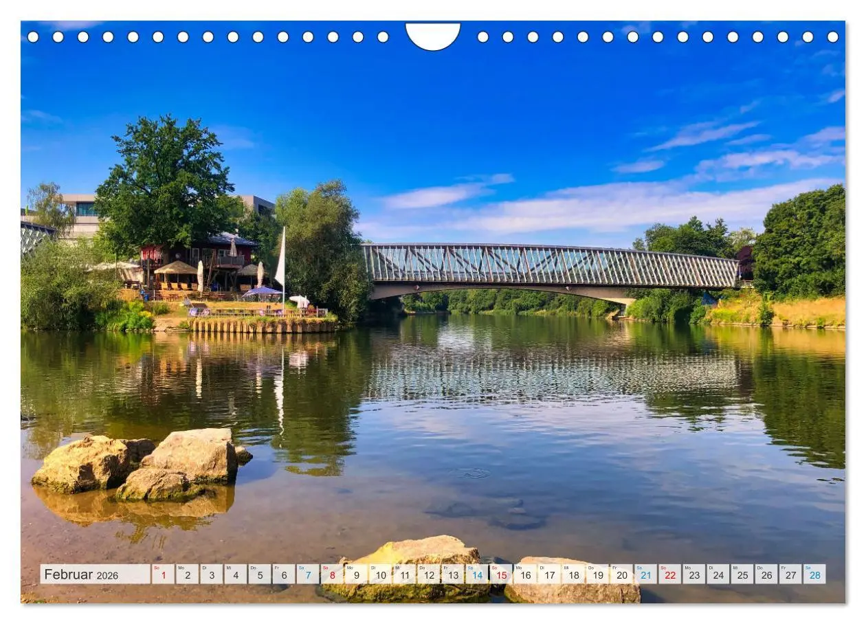 Bild: 9783457534267 | Romantische Orte am Neckar (Wandkalender 2026 DIN A4 quer),...