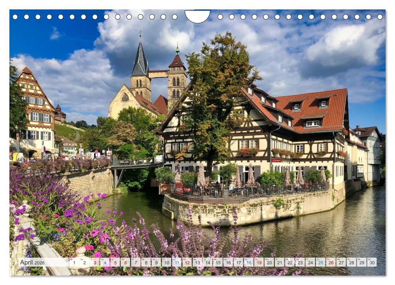 Bild: 9783457534267 | Romantische Orte am Neckar (Wandkalender 2026 DIN A4 quer),...