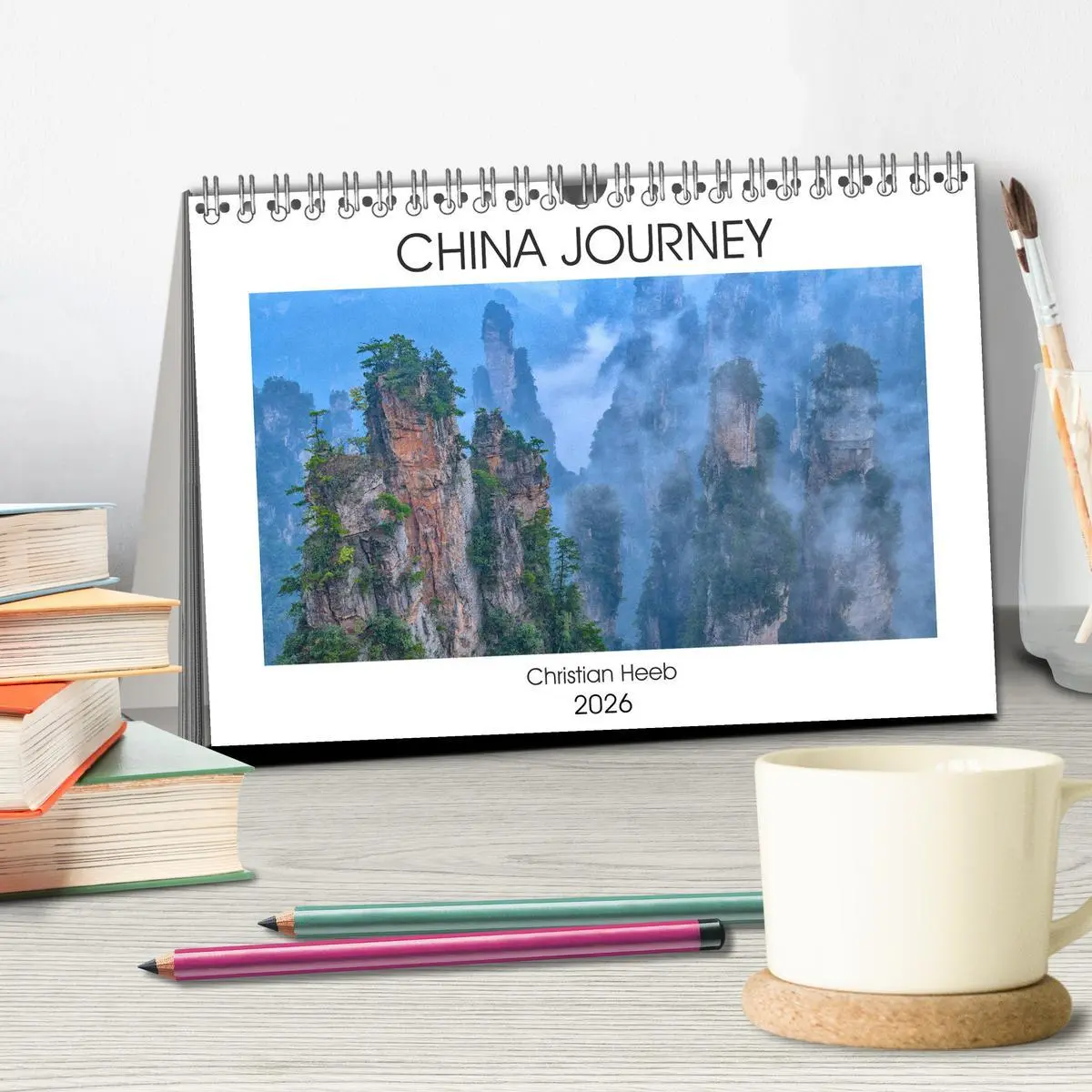 Bild: 9783457774267 | China Journey (Tischkalender 2026 DIN A5 quer), CALVENDO...