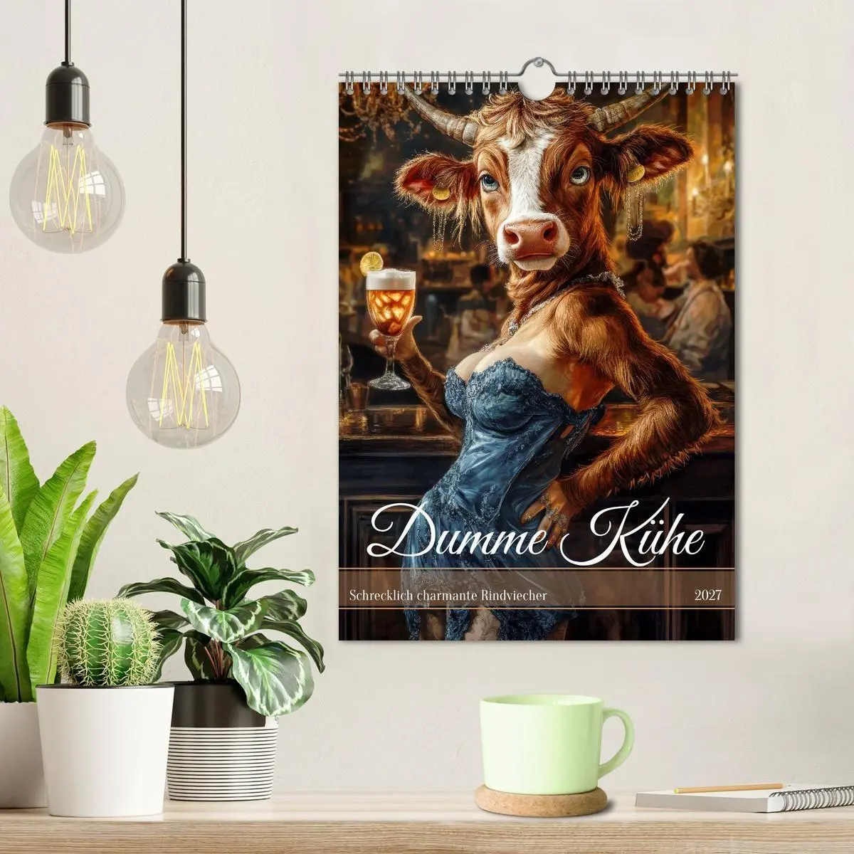 Bild: 9783569024267 | Dumme Kühe - Schrecklich charmante Rindviecher (Wandkalender 2027...