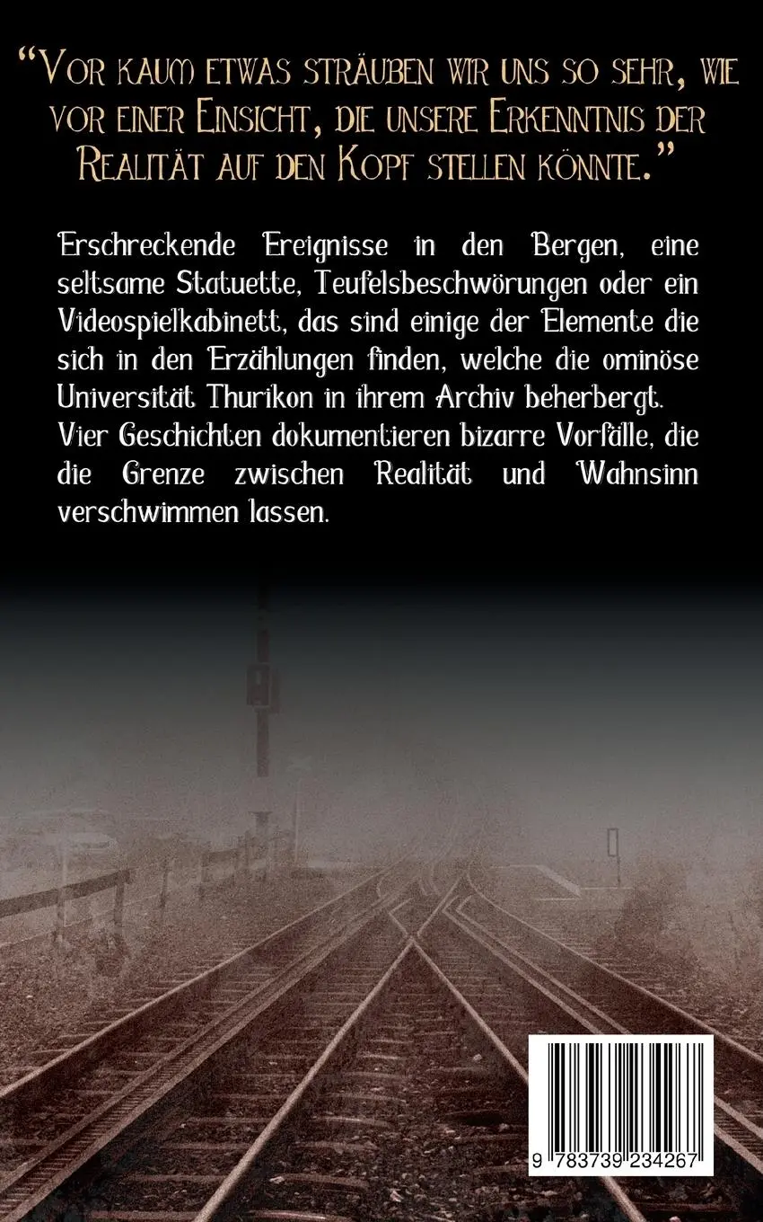 Rückseite: 9783739234267 | Aus dem Archiv der Universität Thurikon | A. M. Berger | Taschenbuch