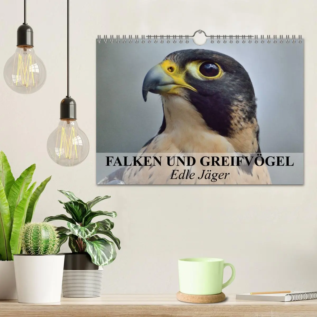 Bild: 9783516094367 | Falken und Greifvögel. Edle Jäger (Wandkalender 2026 DIN A4 quer),...