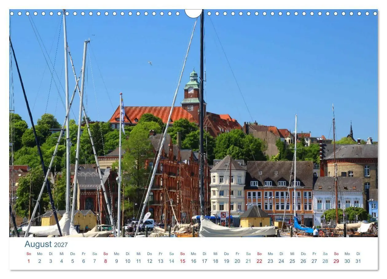 Bild: 9783569634367 | Flensburg 2027. Impressionen rund um den Hafen (Wandkalender 2027...