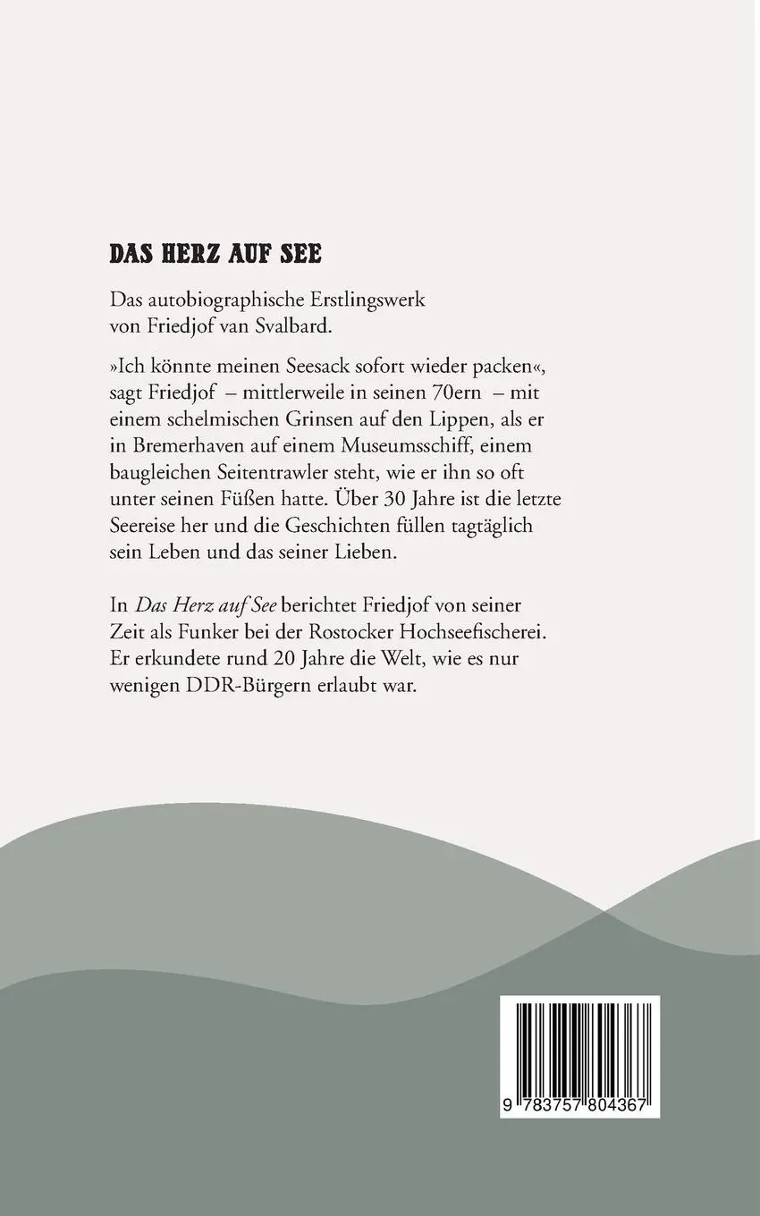 Rückseite: 9783757804367 | Das Herz auf See | Friedjof van Svalbard | Taschenbuch | Paperback