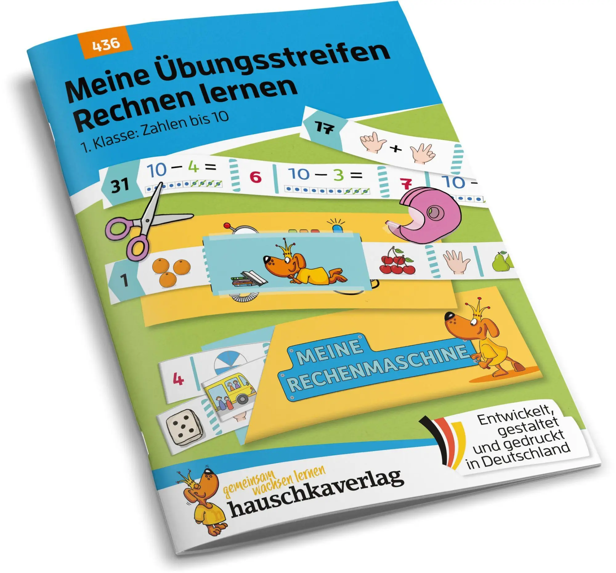 Bild: 9783881004367 | Meine Übungsstreifen Rechnen lernen - 1. Klasse: Zahlen bis 10 | 48 S.