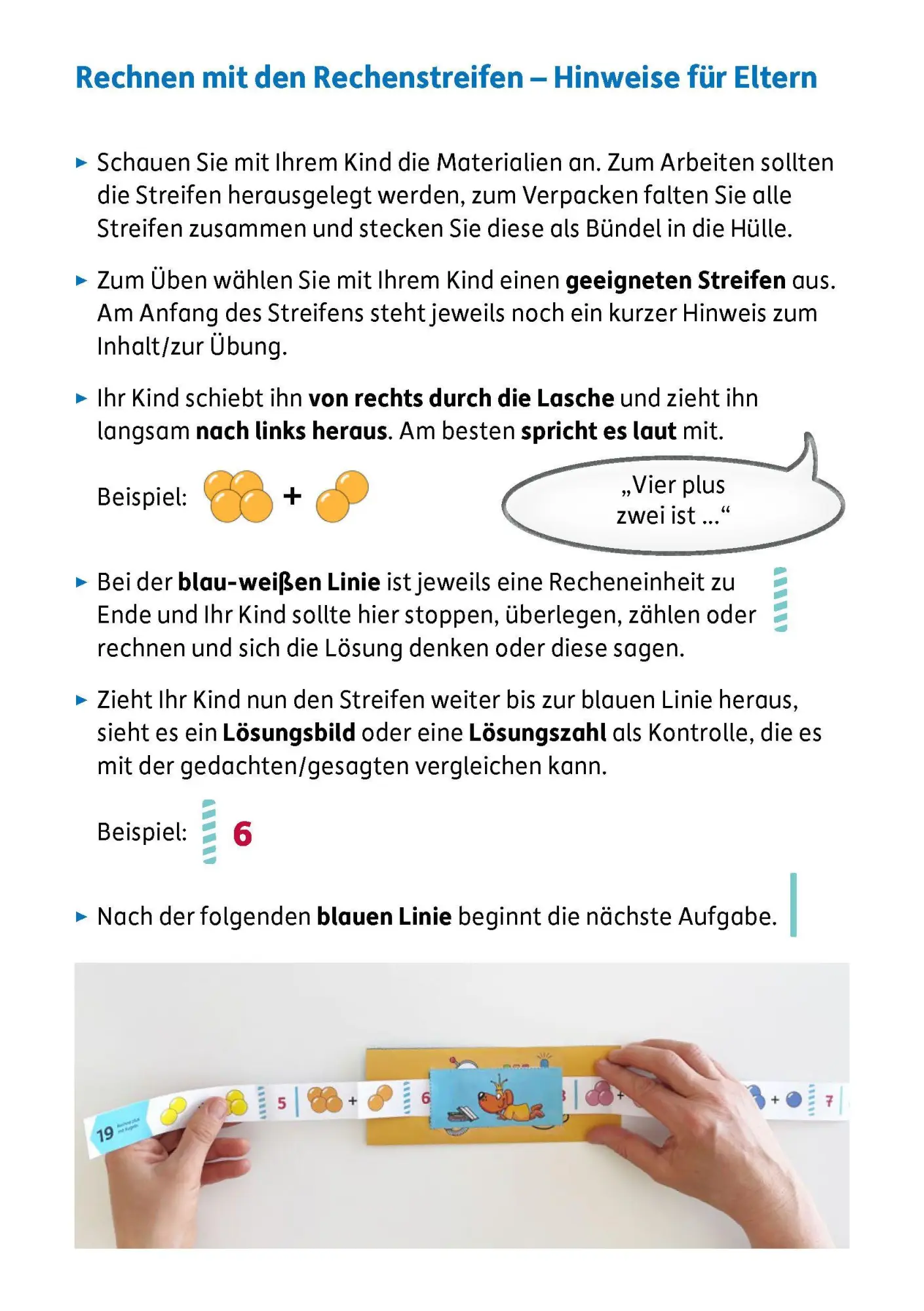 Bild: 9783881004367 | Meine Übungsstreifen Rechnen lernen - 1. Klasse: Zahlen bis 10 | 48 S.