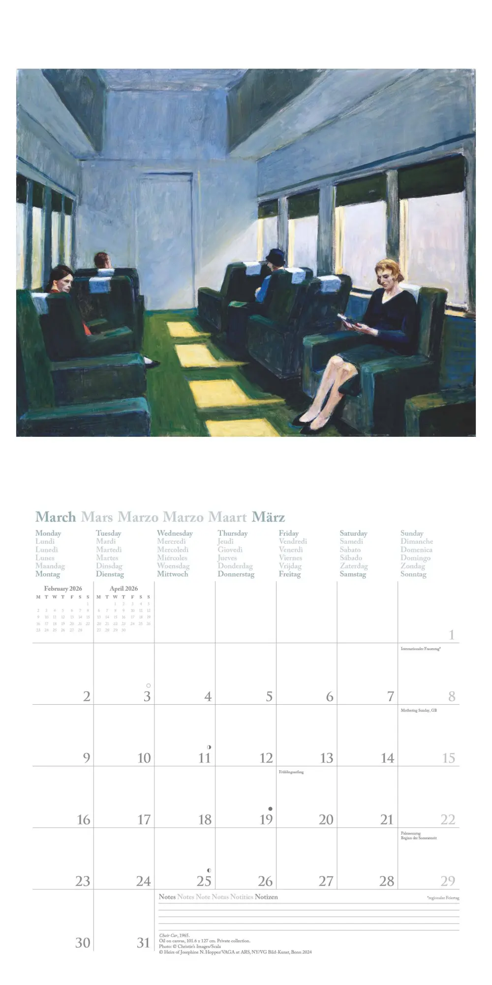 Bild: 4069095004467 | N NEUMANNVERLAGE - Edward Hopper 2026 Broschürenkalender, 30x30cm,...
