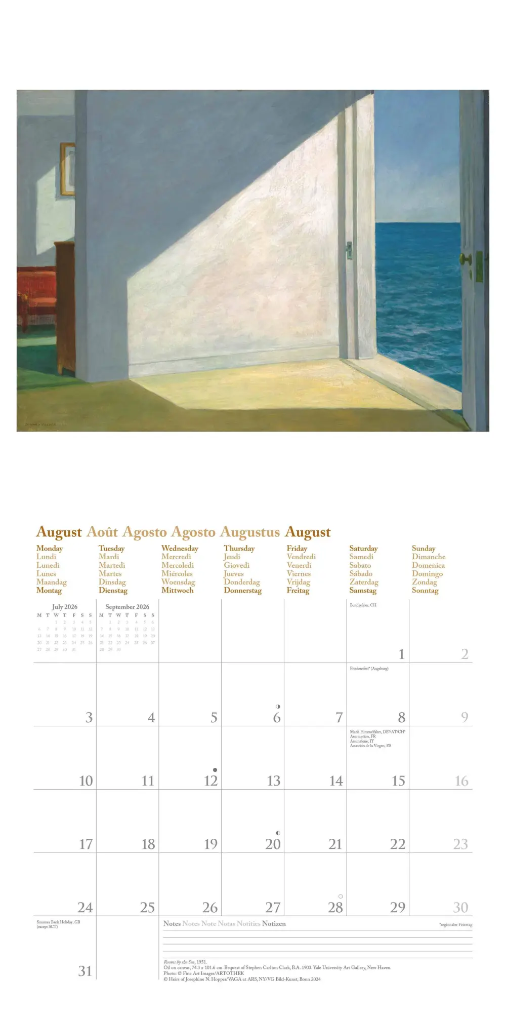 Bild: 4069095004467 | N NEUMANNVERLAGE - Edward Hopper 2026 Broschürenkalender, 30x30cm,...