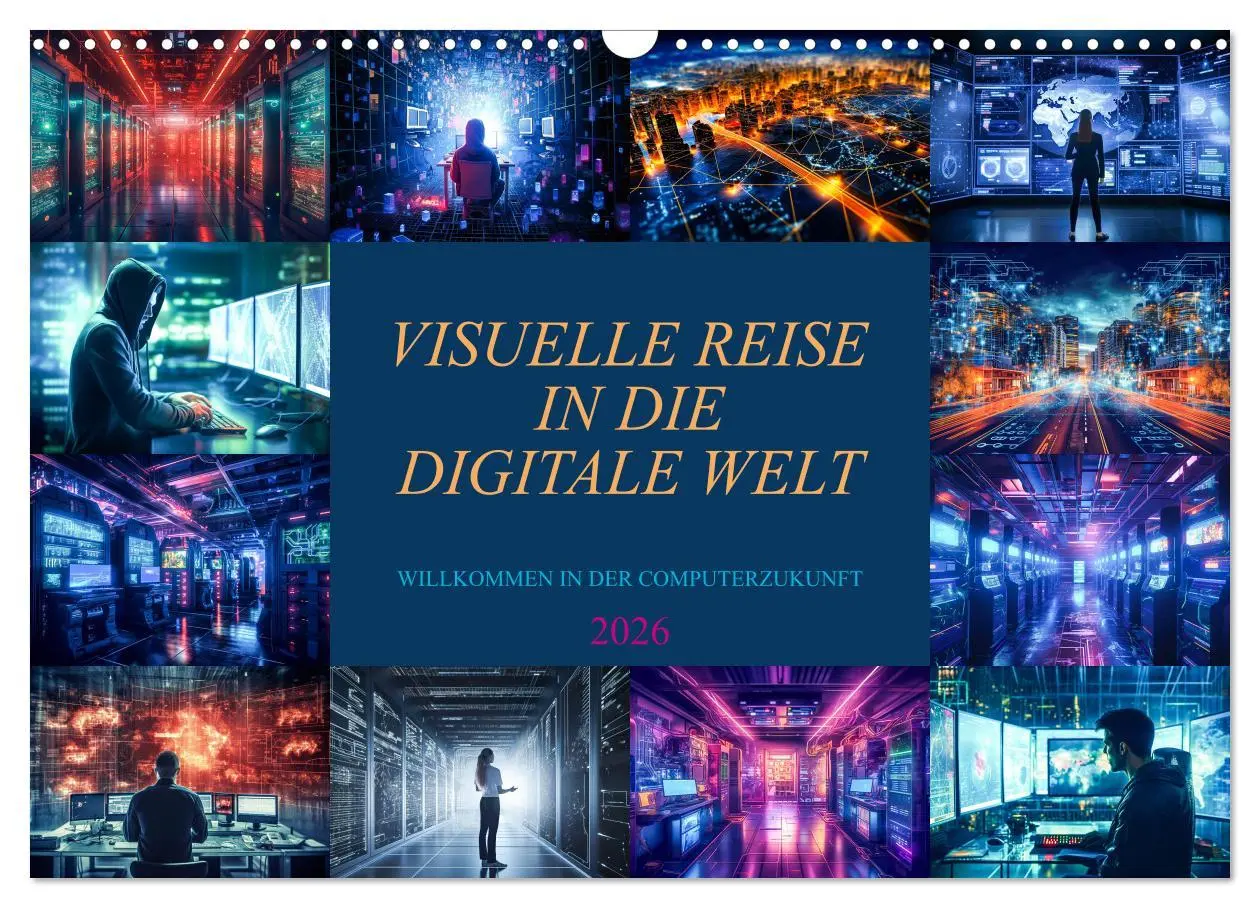 Cover: 9783457514467 | Visuelle Reise in die digitale Welt (Wandkalender 2026 DIN A3...