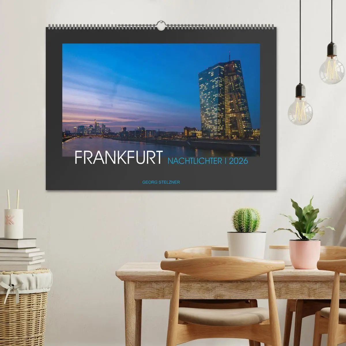 Bild: 9783457994467 | FRANKFURT - Nachtlichter 2026 (Wandkalender 2026 DIN A2 quer),...