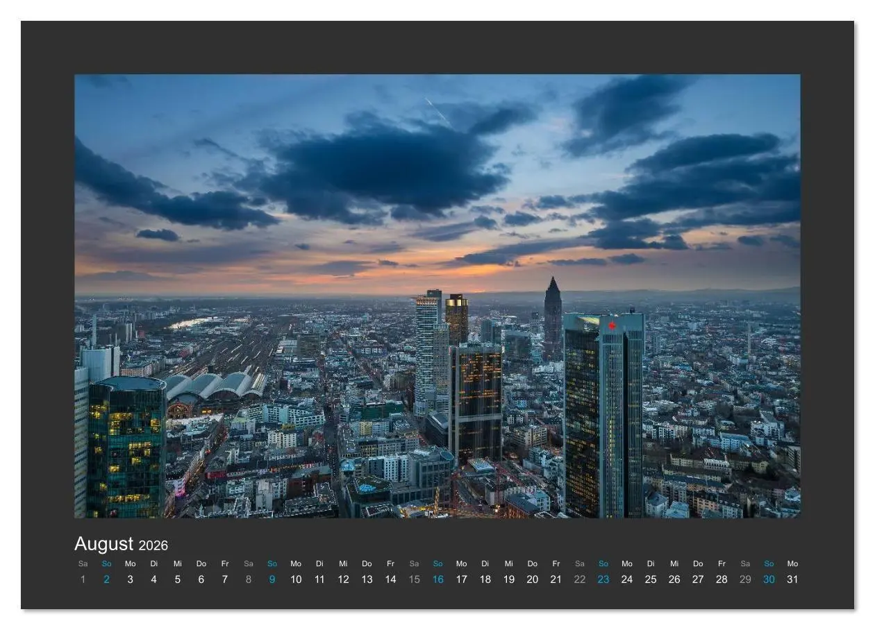 Bild: 9783457994467 | FRANKFURT - Nachtlichter 2026 (Wandkalender 2026 DIN A2 quer),...