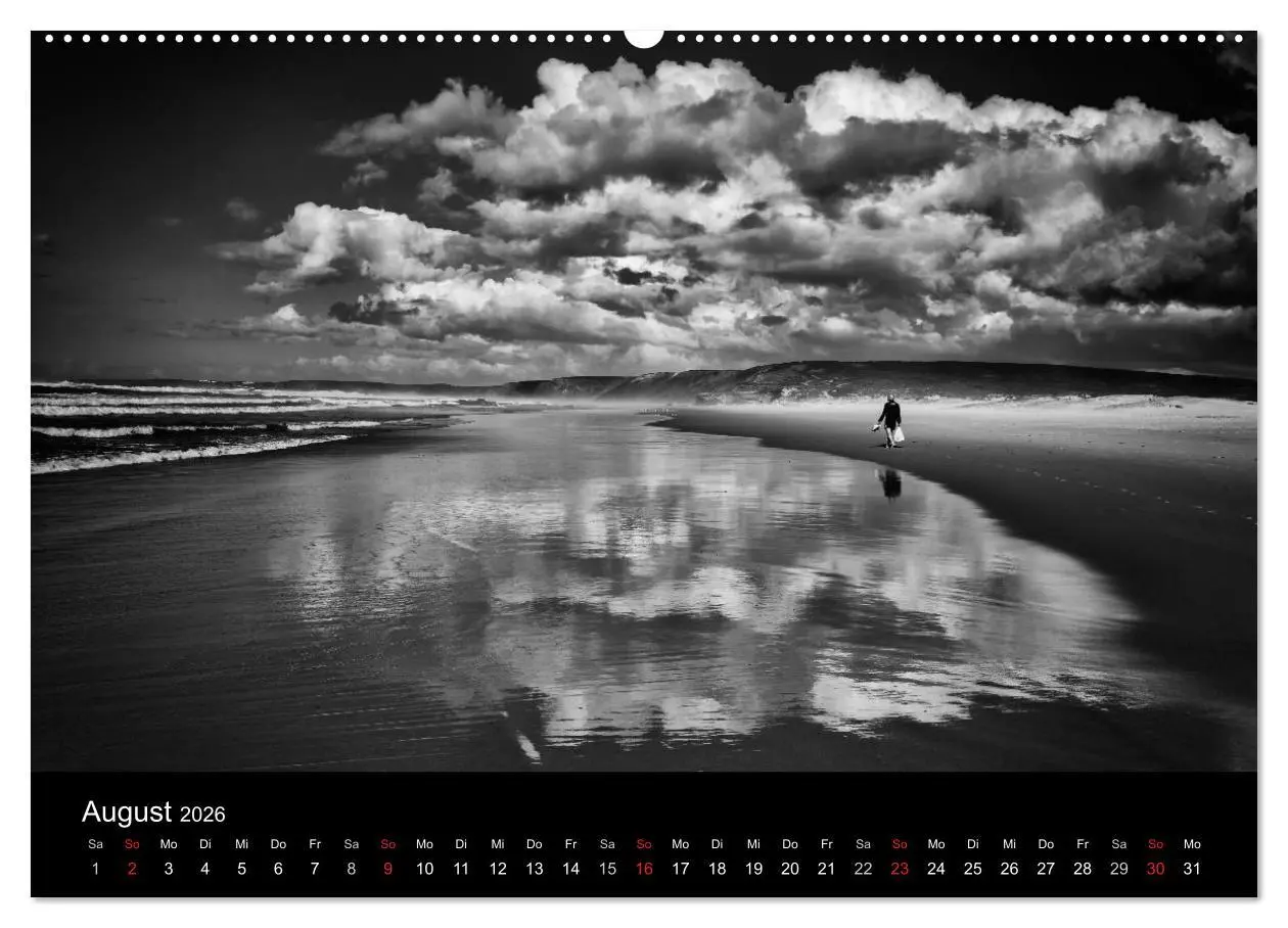 Bild: 9783516154467 | Das Licht in Schwarz und Weiß (Wandkalender 2026 DIN A2 quer),...