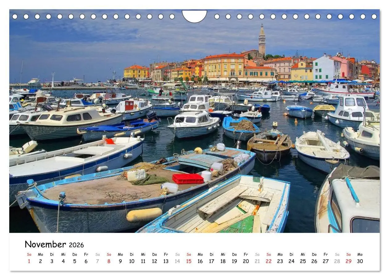 Bild: 9783516224467 | Istrien (Wandkalender 2026 DIN A4 quer), CALVENDO Monatskalender