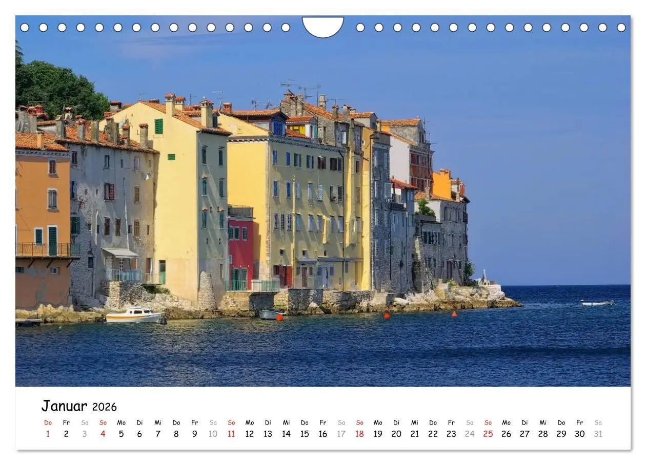 Bild: 9783516224467 | Istrien (Wandkalender 2026 DIN A4 quer), CALVENDO Monatskalender