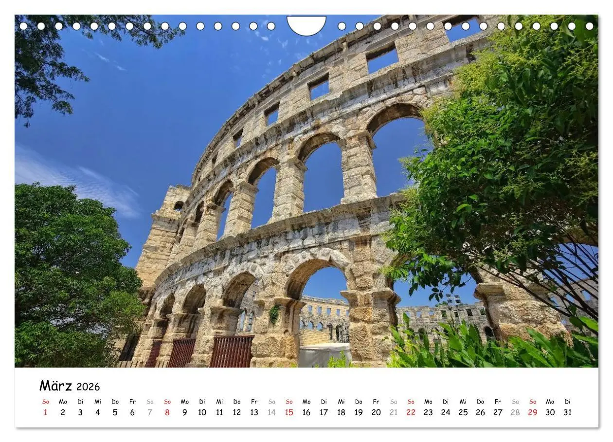 Bild: 9783516224467 | Istrien (Wandkalender 2026 DIN A4 quer), CALVENDO Monatskalender