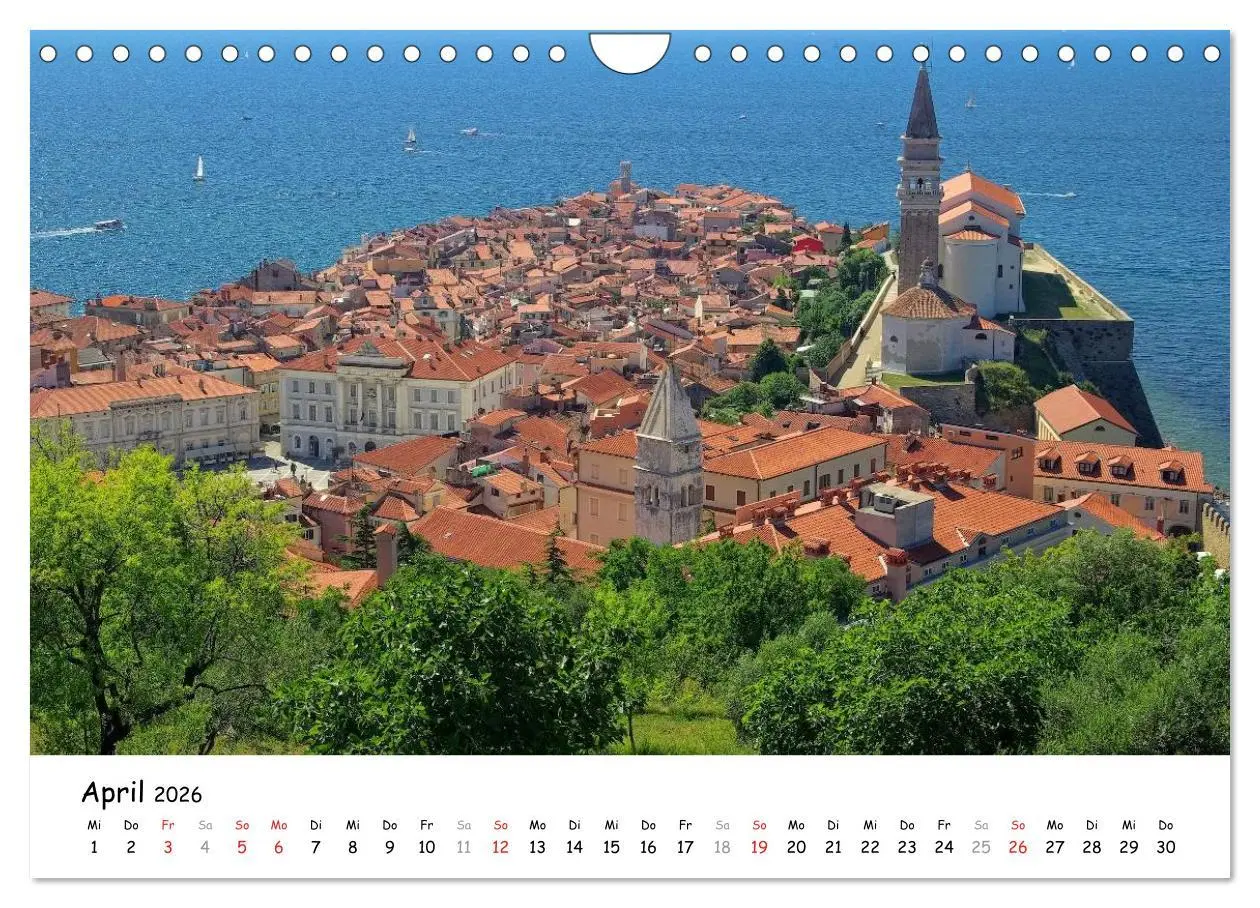 Bild: 9783516224467 | Istrien (Wandkalender 2026 DIN A4 quer), CALVENDO Monatskalender