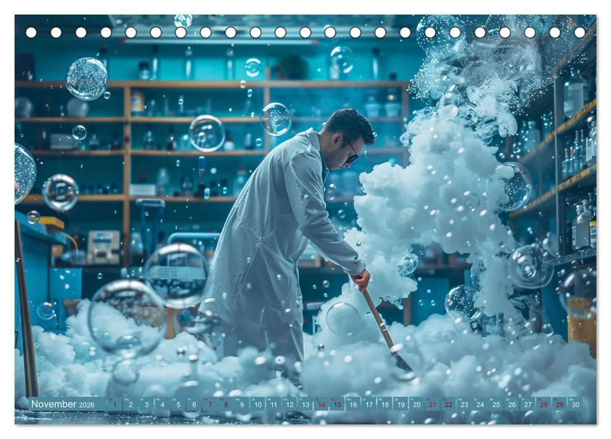 Bild: 9783457434567 | Montag im Labor (Tischkalender 2026 DIN A5 quer), CALVENDO...